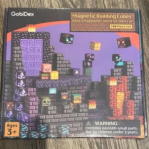 GobiDex 100PCS Magnetic Building Blocks Game-Based Build Magwonder Cave World